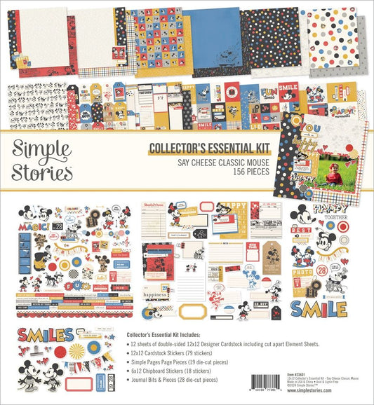 Simple Stories Say Cheese Classic Mouse 12"X12" Collector's Essential Kit