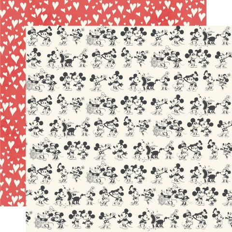 Simple Stories Say Cheese Classic Mouse: What A Character DS Paper (1 Sheet)