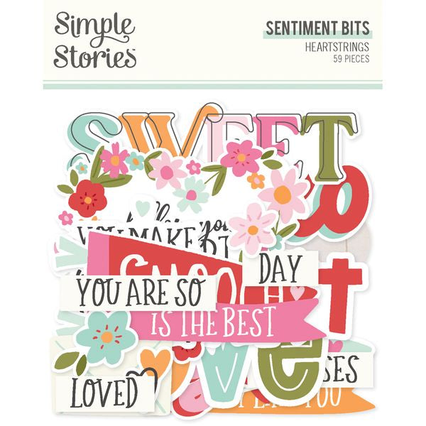 Simple Stories Heartstrings Sentiment Bits & Pieces