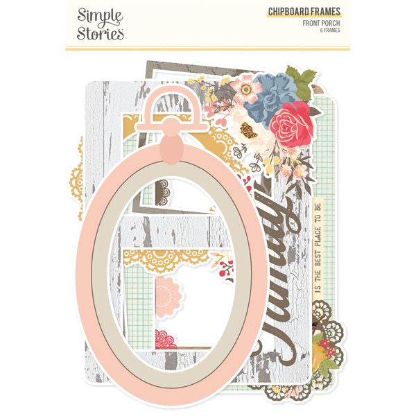 Simple Stories Front Porch Chipboard Frames