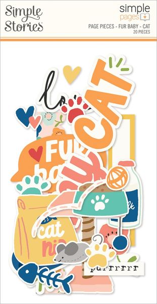 Simple Stories Fur Baby Cat Simple Pages Page Pieces