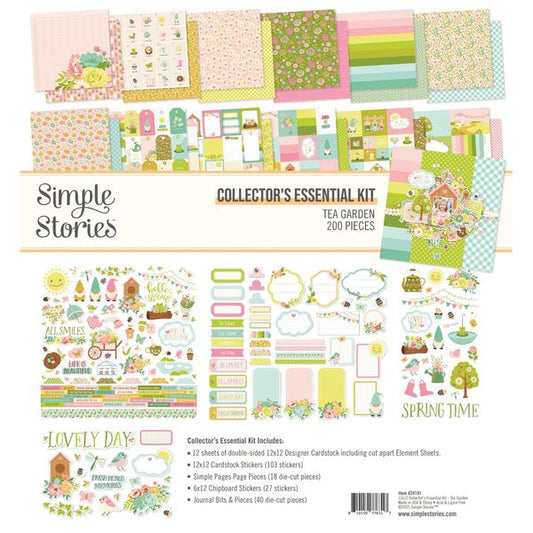 Simple Stories Tea Garden 12"X12" Collector's Essential Kit