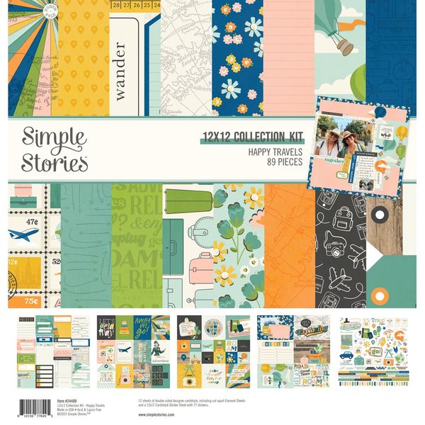 Simple Stories Happy Travels 12"X12 Collection Kit