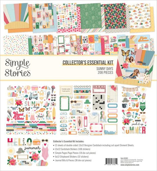 Simple Stories Sunny Days 12"X12" Collector's Essential Kit