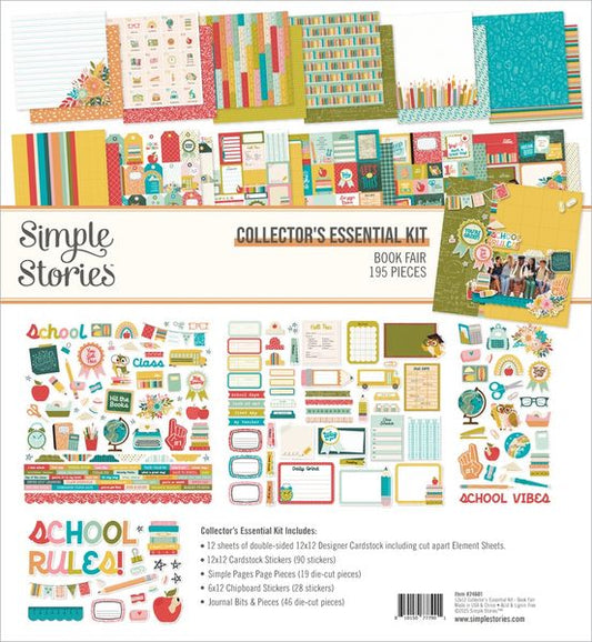 Simple Stories Book Fair 12"X12" Collector's Essential Kit