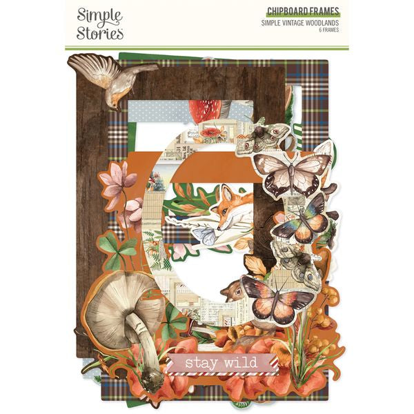 Simple Stories Simple Vintage Woodlands Chipboard Frames