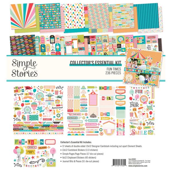 Simple Stories Fun Times 12"X12" Collector's Essential Kit