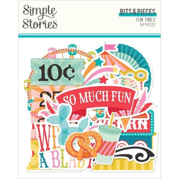 Simple Stories Fun Times Bits & Pieces Die-Cuts