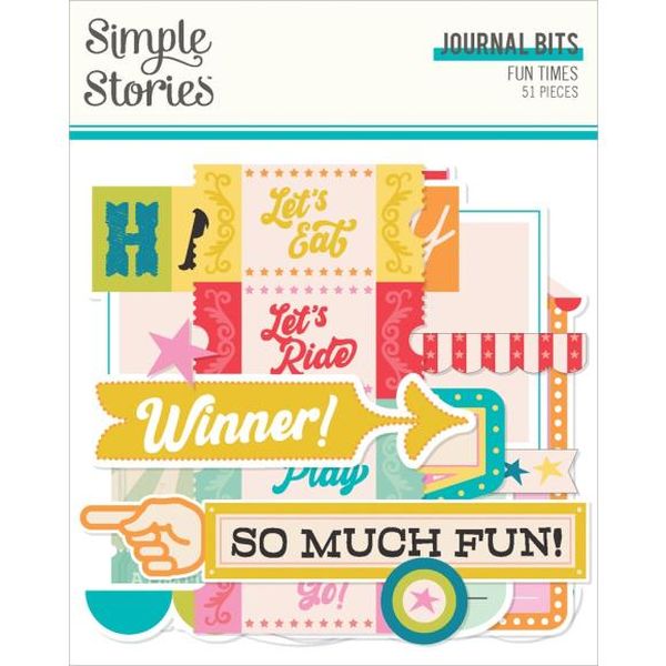 Simple Stories Fun Times Journal Bits & Pieces Die-Cuts