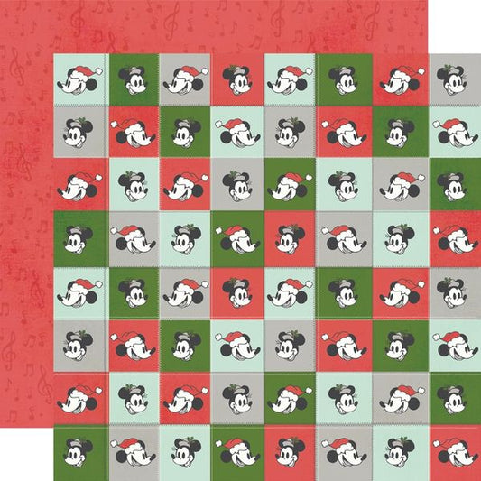 Simple Stories Say Cheese Classic Mouse Christmas: Keep It Jolly Double-Side Cardstock