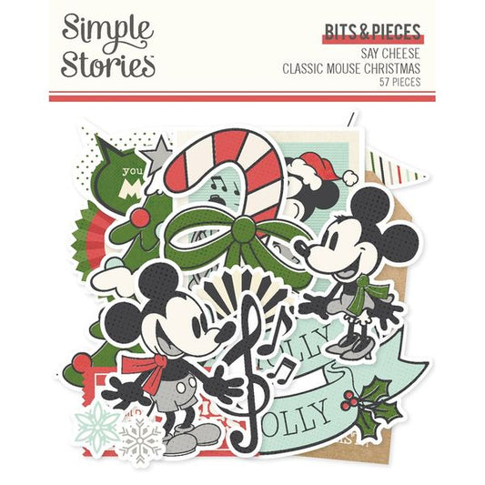 Say Cheese Classic Mouse Christmas Elements Bits & Pieces Die-Cuts