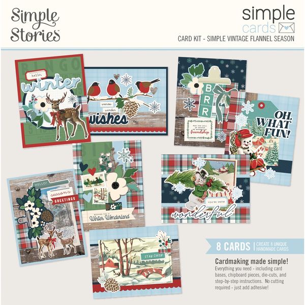 Simple Stories Simple Vintage Flannel Season Simple Cards Card Kit