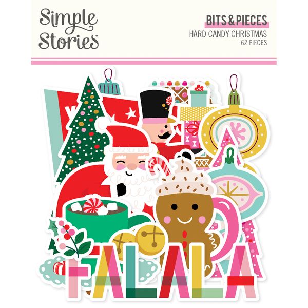 Simple Stories Hard Candy Christmas Bits & Pieces