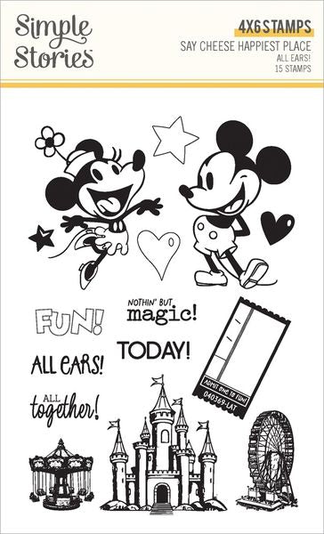 Simple Stories Happiest Place Photopolymner Stamps-All Ears!