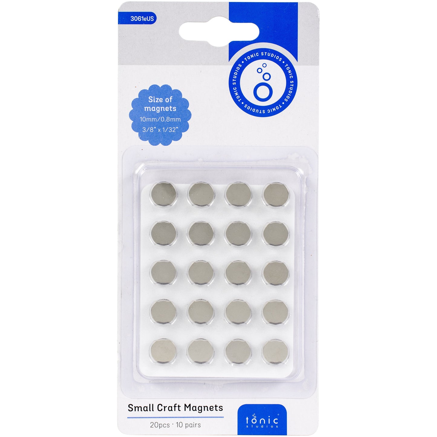 Tonic Studios Small Craft Magnets 10mm 10/Pkg-Neodymium