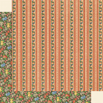 Graphic 45 Little Women:  Boundless Beauty 12x12 DS Paper (1 Sheet)