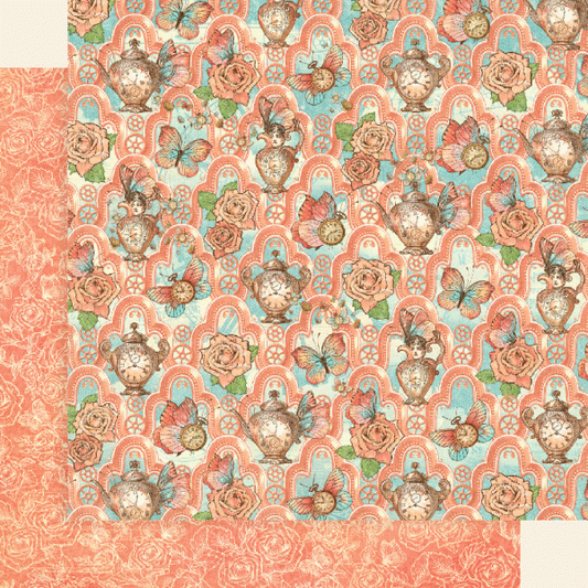 Graphic 45 Imagine: Futuristic Fantasy 12x12 DS Paper (1 Sheet)