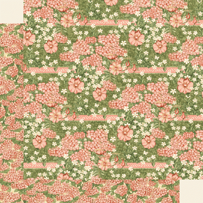 Graphic 45 Garden Goddess: Happiness Blossom 12x12 DS Paper (1 Sheet)