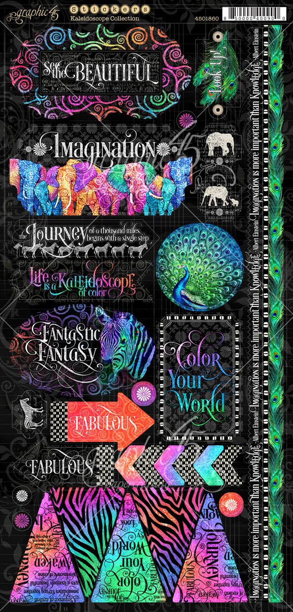 Graphic 45 Kaleidoscope Stickers
