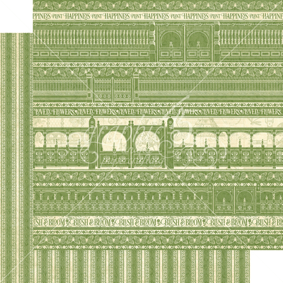 Graphic 45 Bloom: Garden Gate 12x12 DS Paper (1 Sheet)