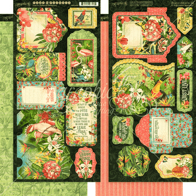 Graphic 45 Lost in Paradise: Tags & Pocket