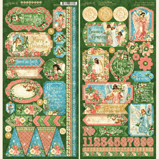 Graphic 45 Joy to the World: Stickers