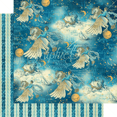 Graphic 45 Dreamland: Unicorn Fantasy 12x12 DS Paper (1 Sheet)