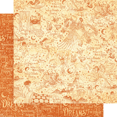 Graphic 45 Dreamland: Slumber Sea 12x12 DS Paper (1 Sheet)