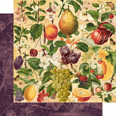 Graphic 45 Fruit & Flora: Nature's Beauty 12x12 DS Paper (1 Sheet)