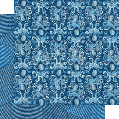 Graphic 45 Ocean Blue: Kauai 12x12 DS Paper (1 Sheet)