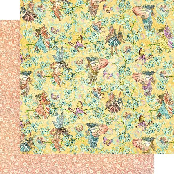 Graphic 45 Fairie Wings: Woodland Wishes 12x12 DS Paper (1 Sheet)