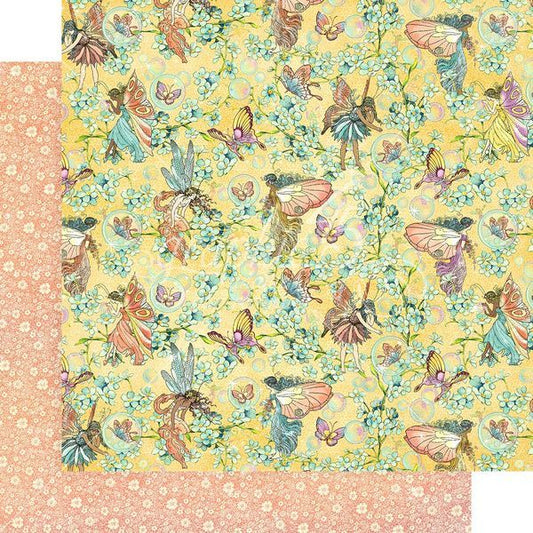 Graphic 45 Fairie Wings: Woodland Wishes 12x12 DS Paper (1 Sheet)