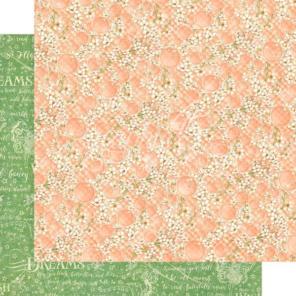 Graphic 45 Fairie Wings: Tiny Blossoms 12x12 DS Paper (1 Sheet)