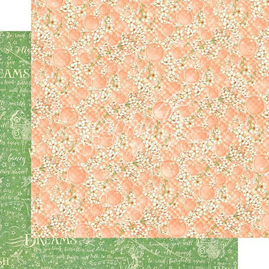 Graphic 45 Fairie Wings: Tiny Blossoms 12x12 DS Paper (1 Sheet)