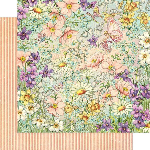 Graphic 45 Fairie Wings: Magic Meadows 12x12 DS Paper (1 Sheet)