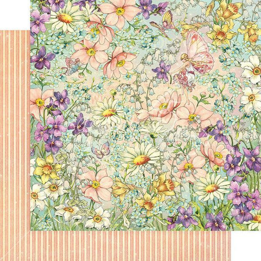 Graphic 45 Fairie Wings: Magic Meadows 12x12 DS Paper (1 Sheet)