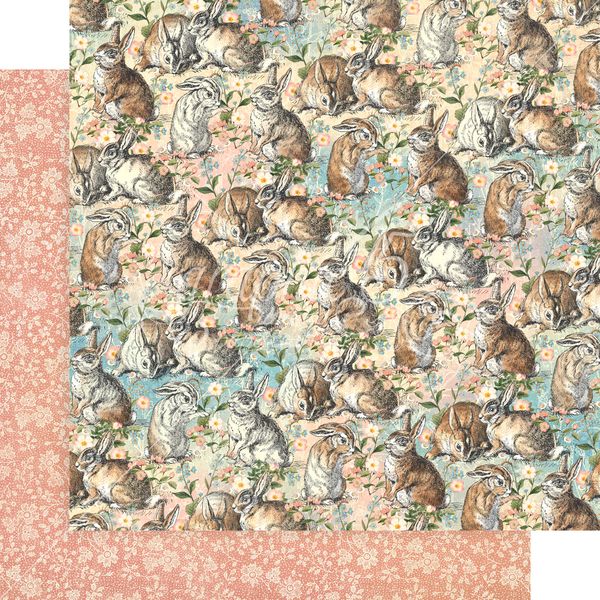 Graphic 45 Woodland Friends: Be Kind 12x12 DS Paper (1 Sheet)