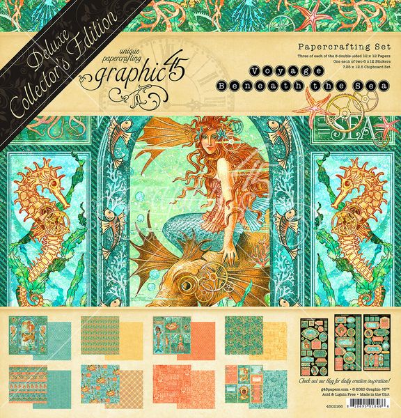 Graphic 45 Voyage Beneath the Sea Deluxe Collectors Edition
