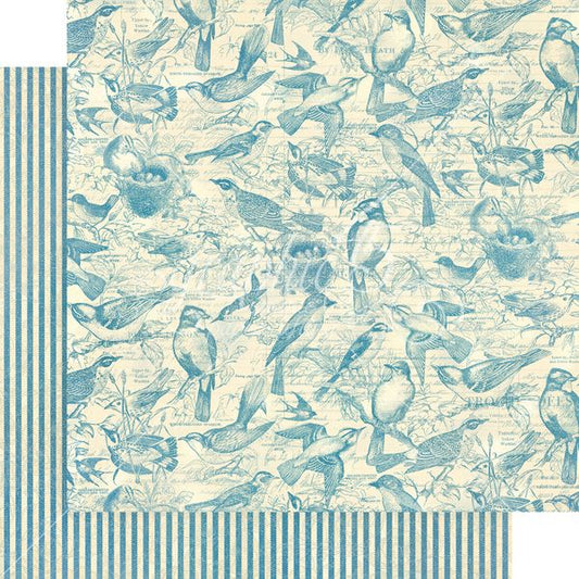 Graphic 45 Bird Watcher: Flock Together 12x12 DS Paper (1 Sheet)