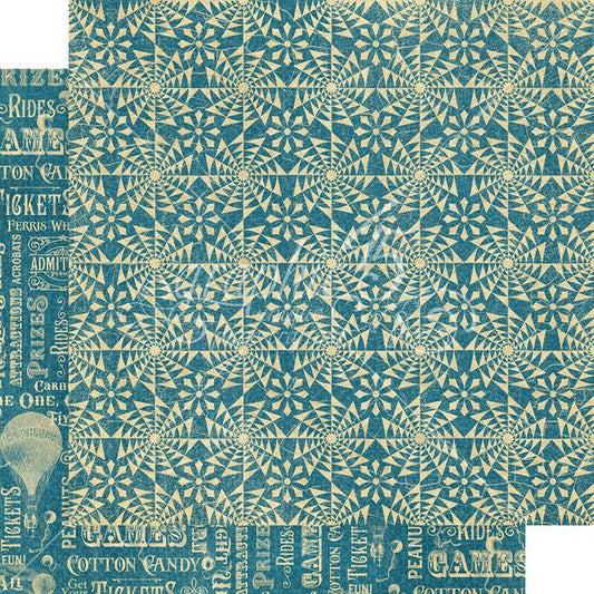 Graphic 45 Come One Come All!: Frist Prize 12x12 DS Paper (1 Sheet)