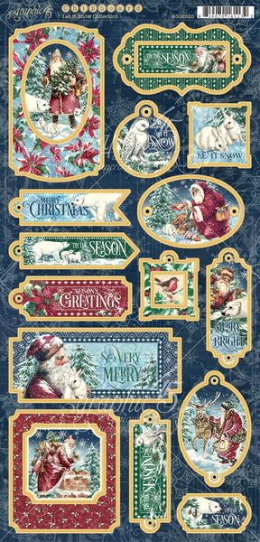 Graphic 45 Let is Snow: Chipboard