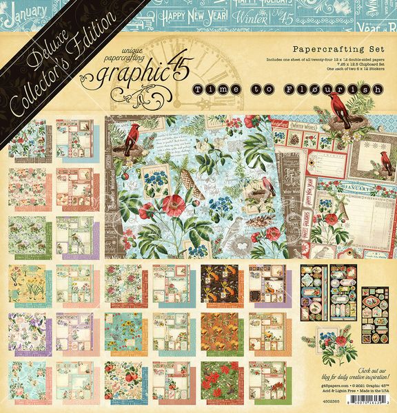 Graphic 45 Time to Flourish Deluxe Collector's Edition