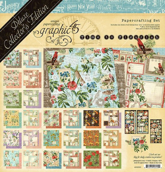 Graphic 45 Time to Flourish Deluxe Collector's Edition