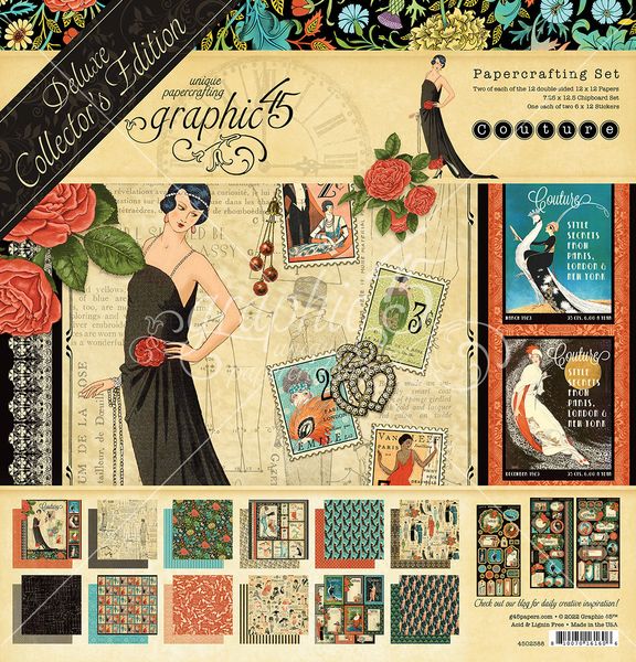 Graphic 45 Couture Kit Deluxe Collectors Edition