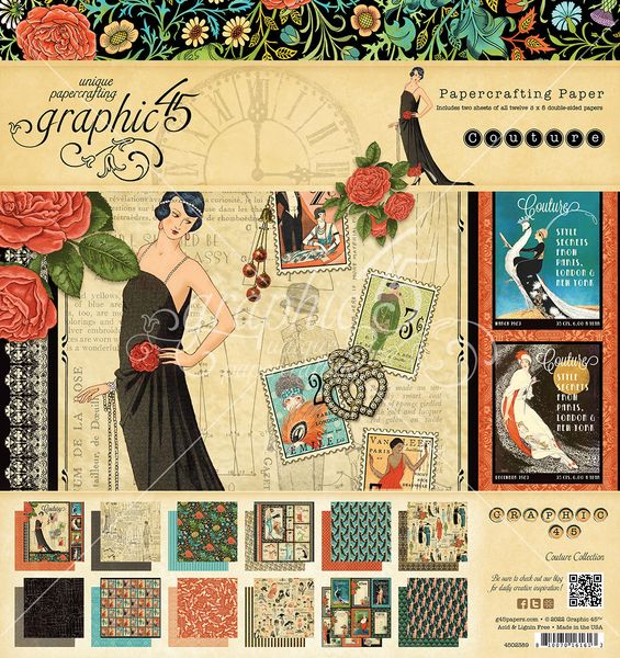 Graphic 45 Couture: 8x8 Pad