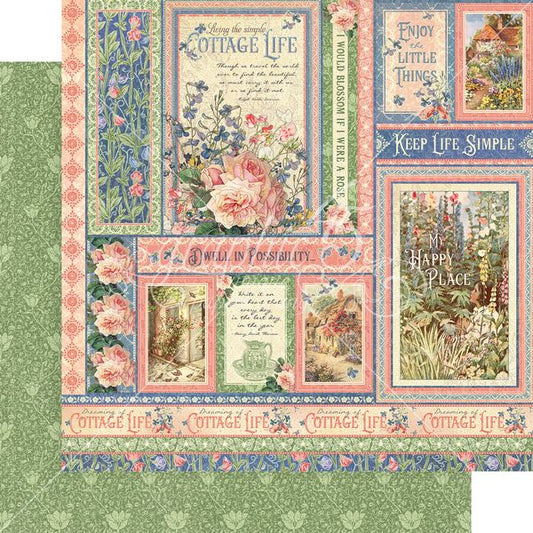 Graphic 45 Cottage Life 12x12 DS Paper