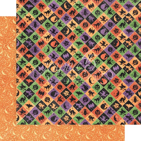 DISC Graphic 45 Charmed: Frankly Frightful DS Paper (1 Sheet)