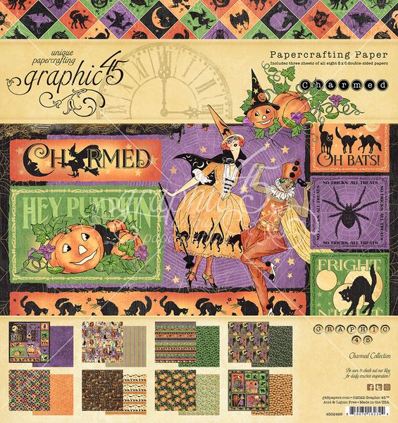 DISC Graphic 45 Charmed 8x8 Pad