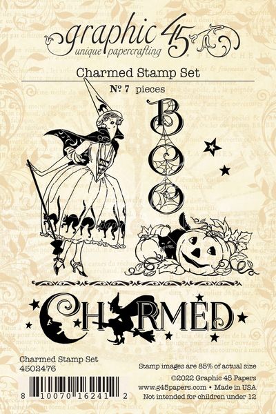 DISC Graphic 45 Charmed Stamp Set