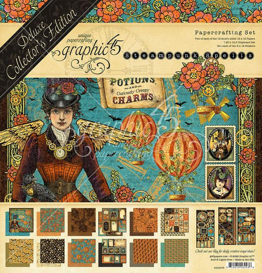 Graphic 45 Steampunk Spells Kits Deluxe Collectors Edition